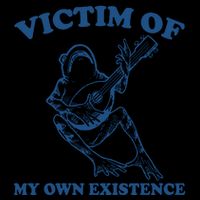 Victim Of My Own Existence Funny Meme Gag Drawstring Bag