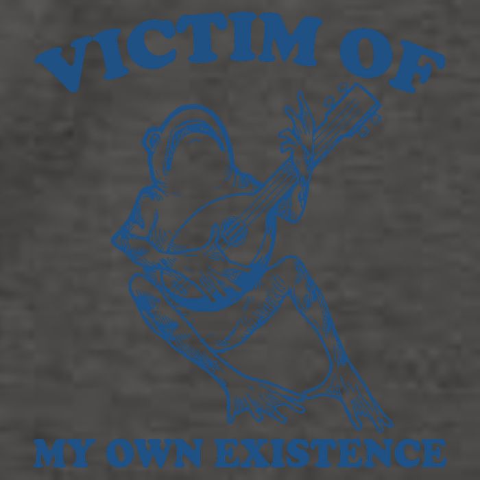 Victim Of My Own Existence Funny Meme Gag Vector Backpack