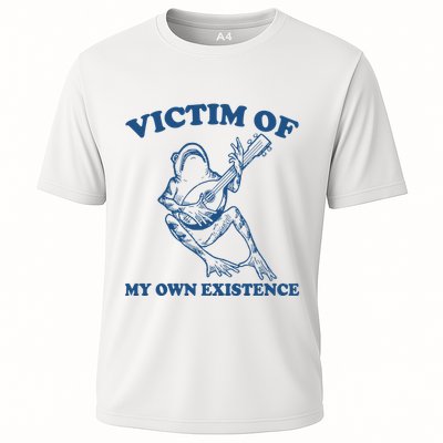 Victim Of My Own Existence Funny Meme Gag Performance Shirt