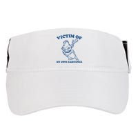 Victim Of My Own Existence Funny Meme Gag Adult Drive Performance Visor