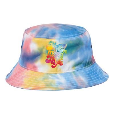 Vintage Oh My My Oh Hell Yes Classic Rock Country Music Tie Dye Newport Bucket Hat