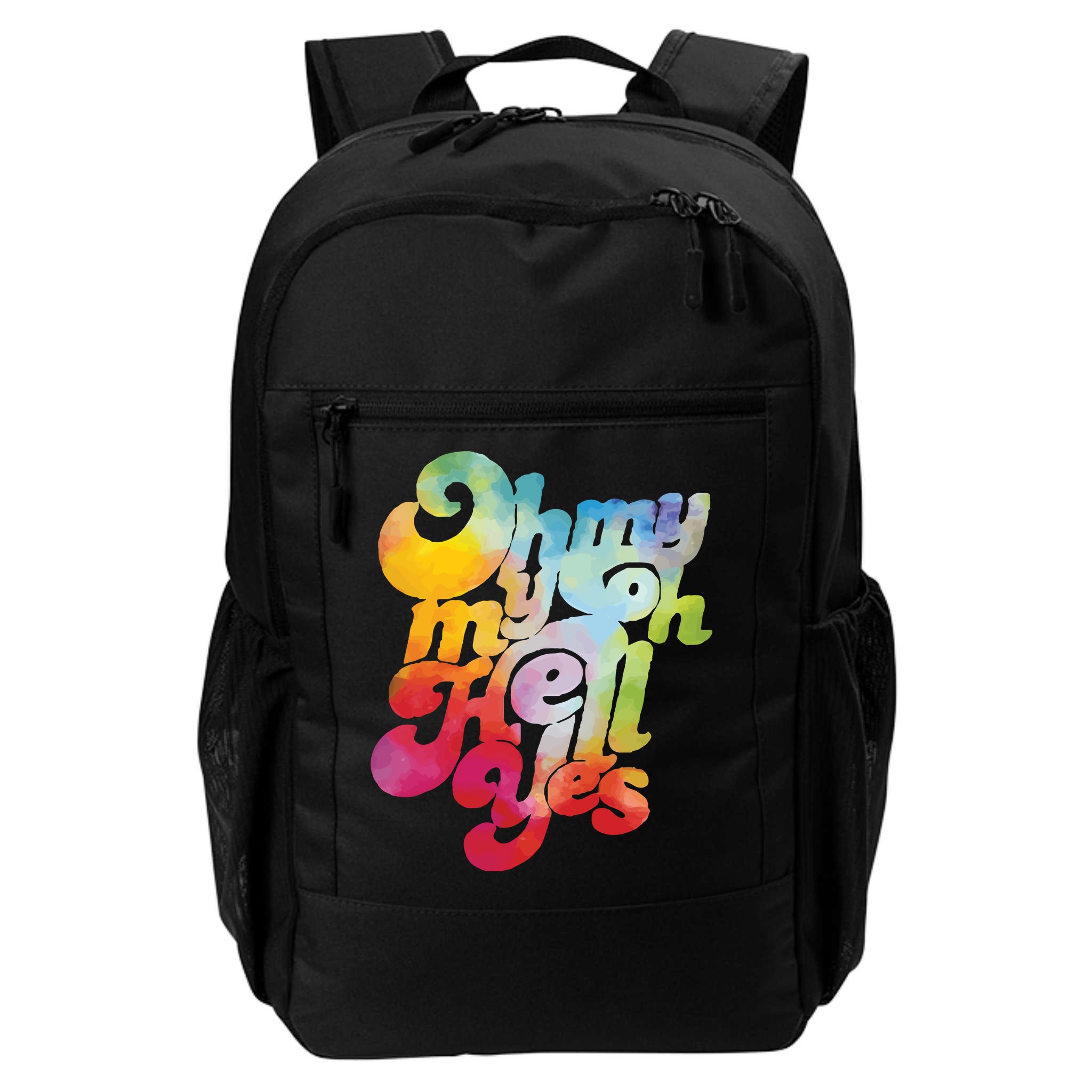 Vintage Oh My My Oh Hell Yes Classic Rock Country Music Backpack