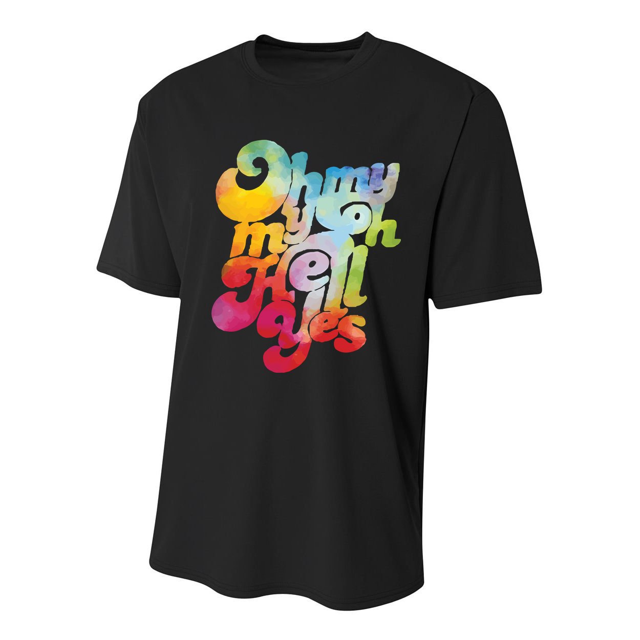 Vintage Oh My My Oh Hell Yes Classic Rock Country Music Youth Performance Sprint T-Shirt