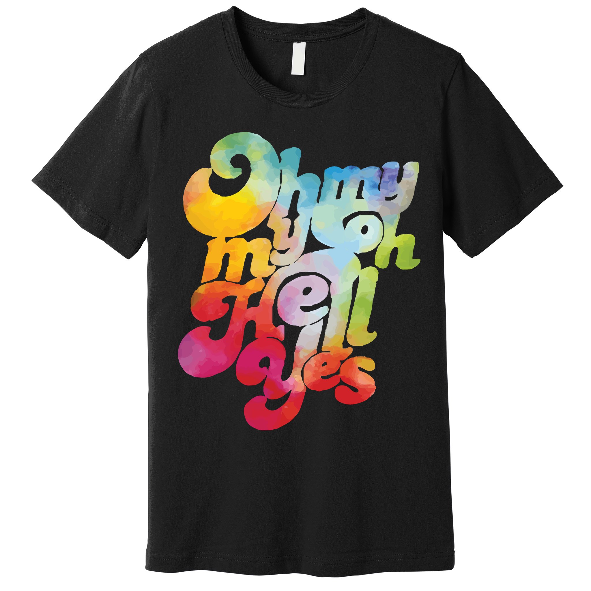 Vintage Oh My My Oh Hell Yes Classic Rock Country Music Premium T-Shirt
