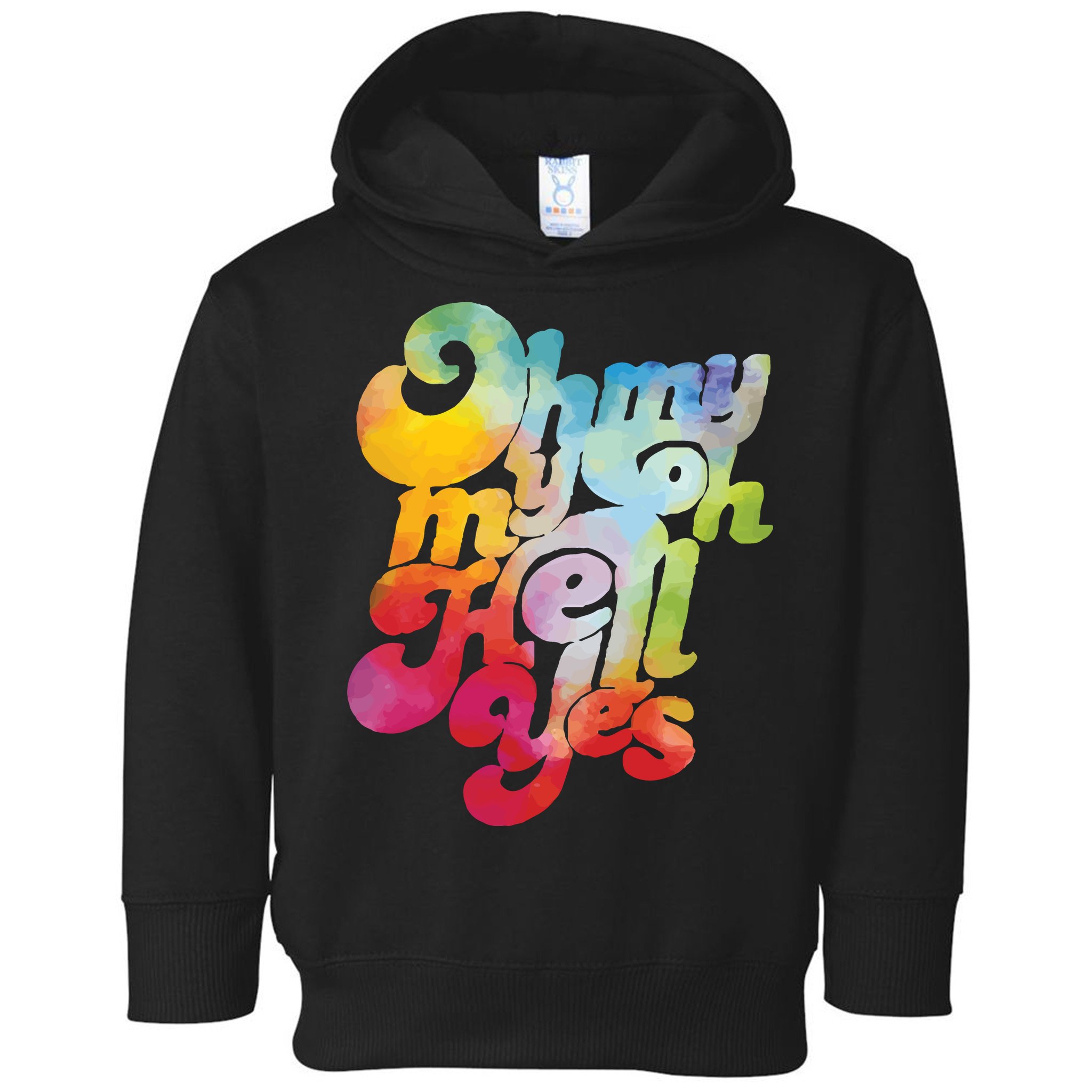 Vintage Oh My My Oh Hell Yes Classic Rock Country Music Toddler Hoodie