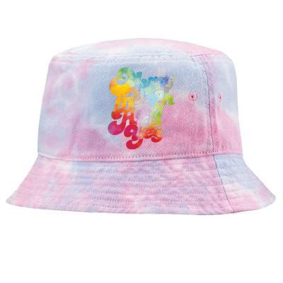 Vintage Oh My My Oh Hell Yes Classic Rock Country Music Tie-Dyed Bucket Hat