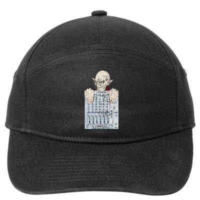 Vampire Orlock Mixing Board 7-Panel Snapback Hat