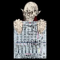 Vampire Orlock Mixing Board Drawstring Bag