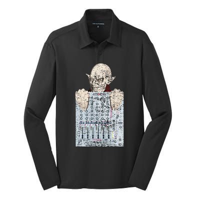 Vampire Orlock Mixing Board Silk Touch Performance Long Sleeve Polo