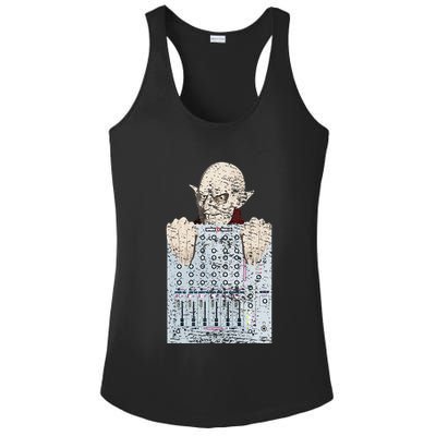 Vampire Orlock Mixing Board Ladies PosiCharge Competitor Racerback Tank