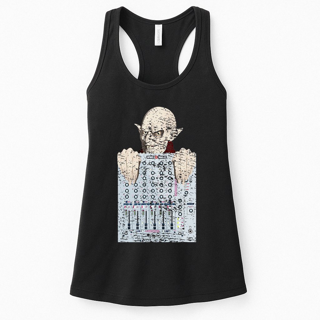 Vampire Orlock Mixing Board Womens Tank Top