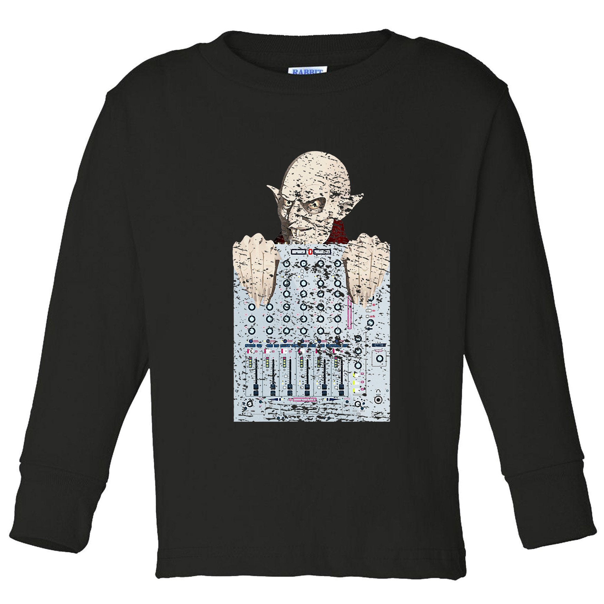 Vampire Orlock Mixing Board Toddler Long Sleeve Shirt