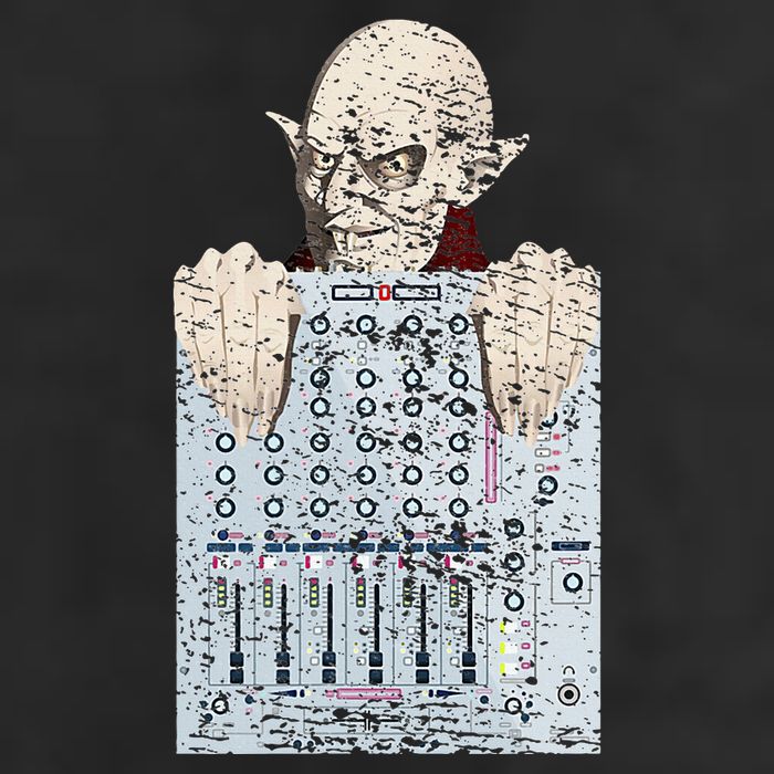 Vampire Orlock Mixing Board Golf Towel