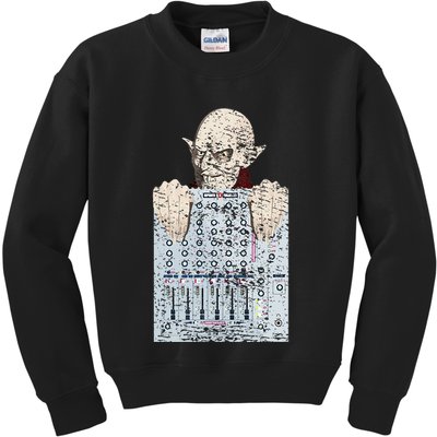 Vampire Orlock Mixing Board Kids Sweatshirt