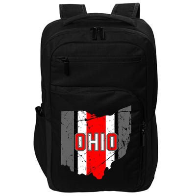 Vintage OHIO Ohio State Map Impact Tech Backpack