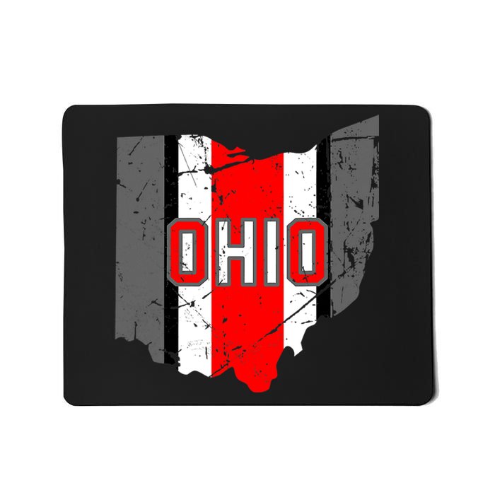 Vintage OHIO Ohio State Map Mousepad