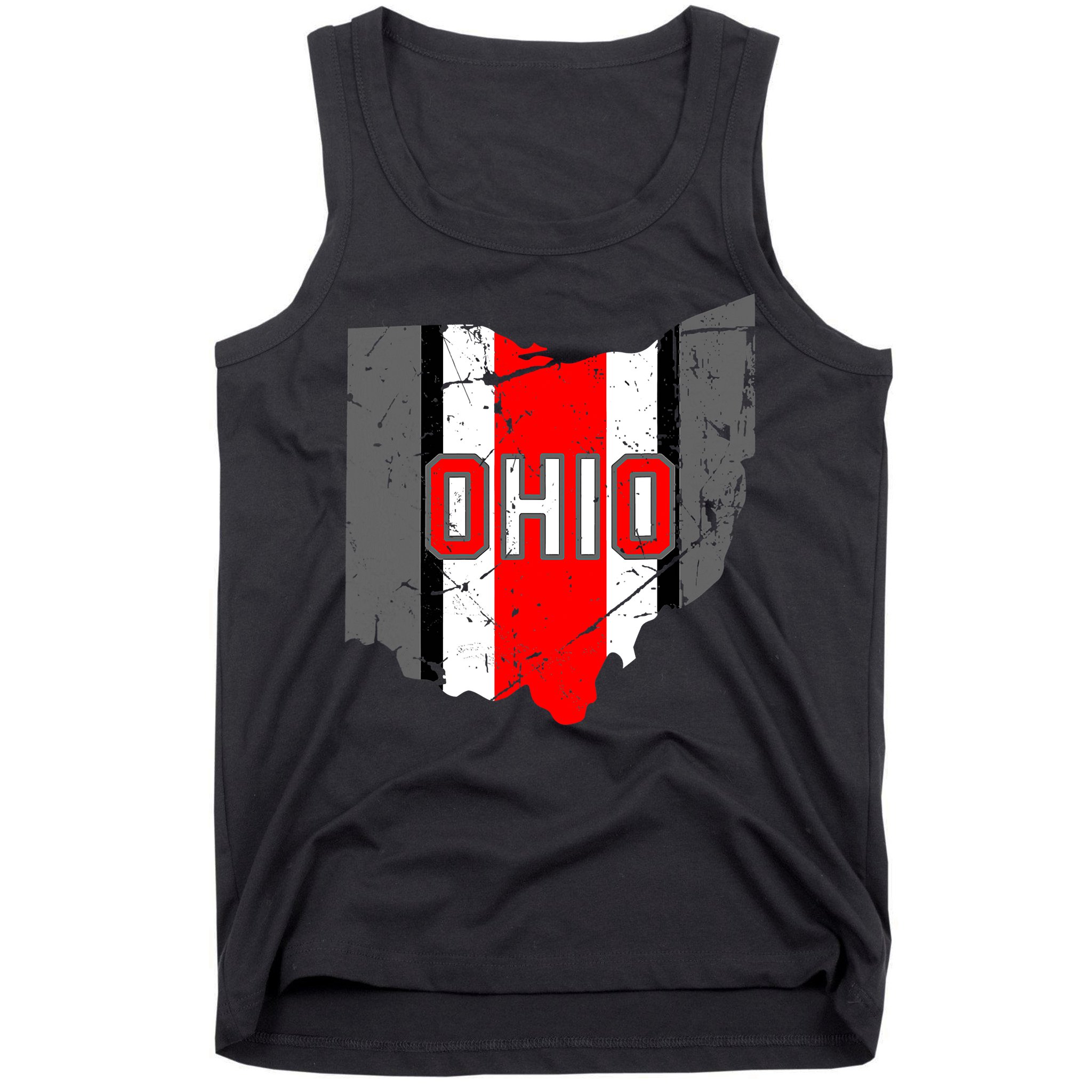 Vintage OHIO Ohio State Map Tank Top