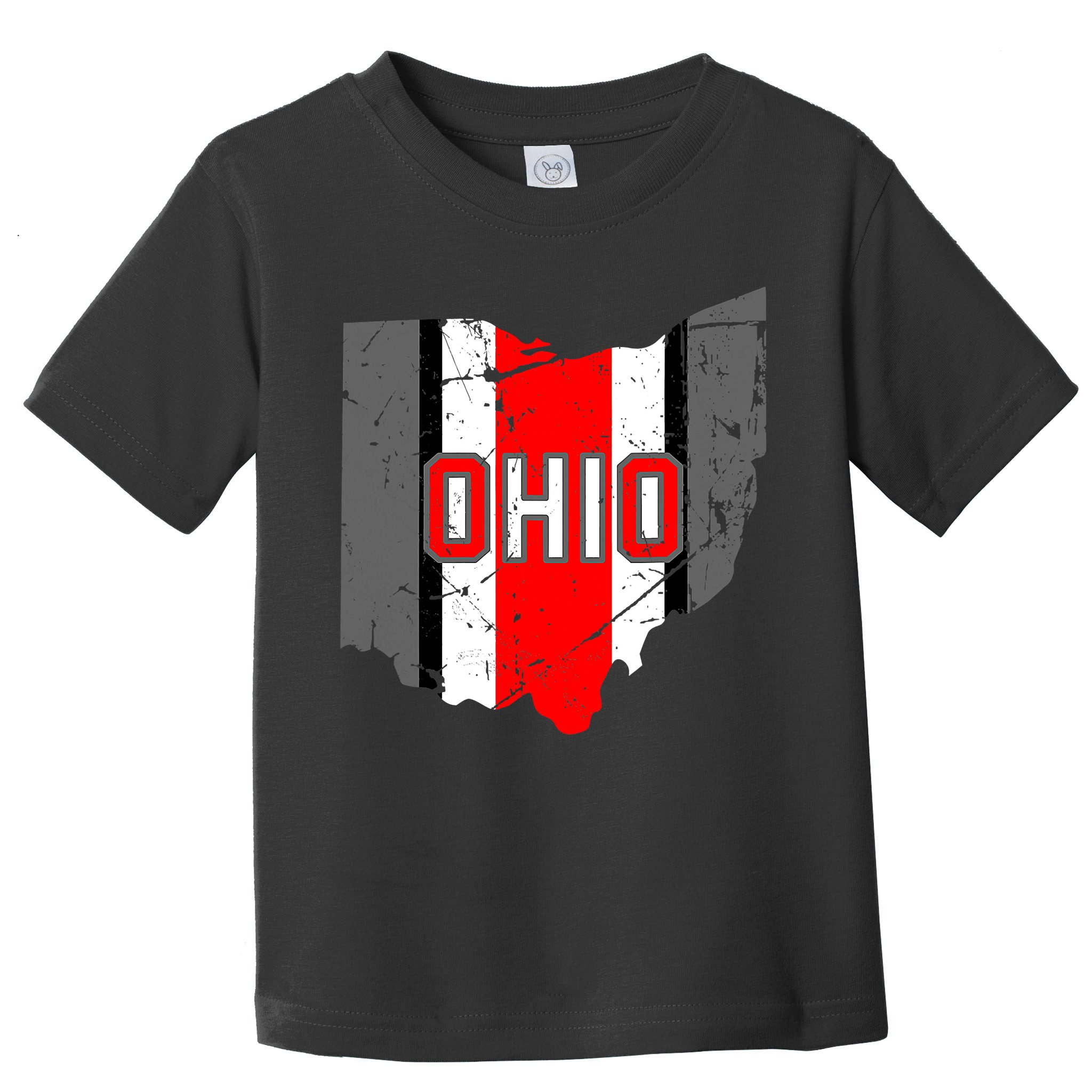 Vintage OHIO Ohio State Map Toddler T-Shirt