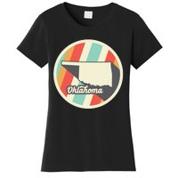 Vintage Oklahoma Ok Home State Retro Teal Gift Women's T-Shirt