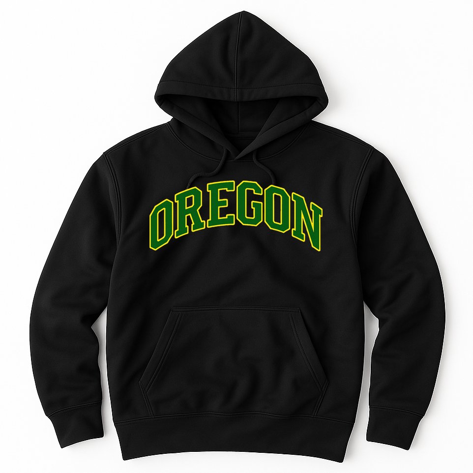 Vintage Oregon Oregon Text Hoodie