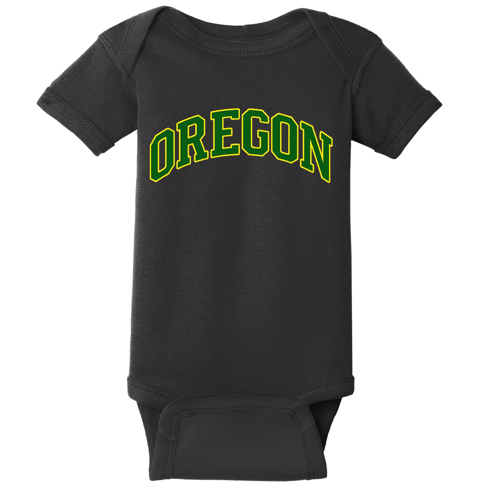 Vintage Oregon Oregon Text Baby Bodysuit