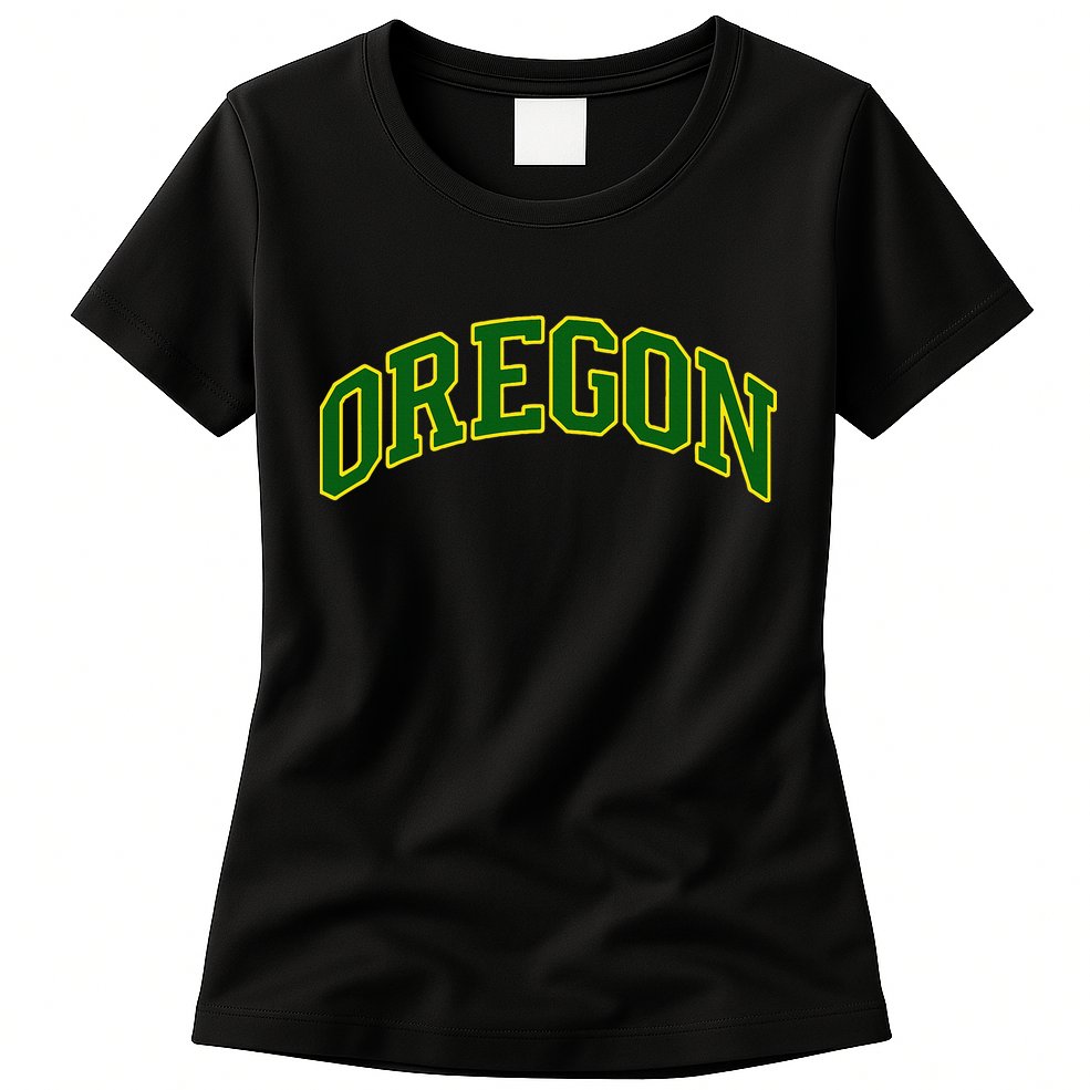 Vintage Oregon Oregon Text Womens T-Shirt