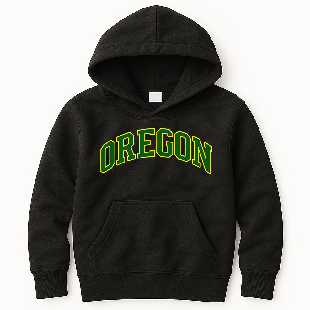 Vintage Oregon Oregon Text Kids Hoodie