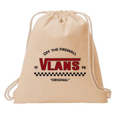 Vlan Out Of The Firewall Network Engineering Drawstring Bag