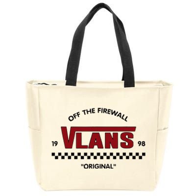 Vlan Out Of The Firewall Network Engineering Zip Tote Bag