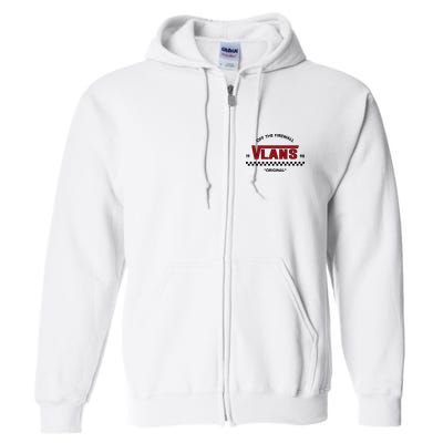 Vlan Out Of The Firewall Network Engineering Full Zip Hoodie