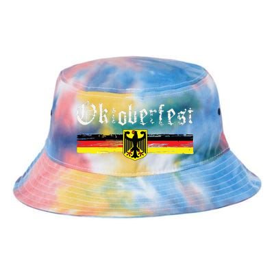 Vintage Oktoberfest Octoberfest German Drinking Festival Tie Dye Newport Bucket Hat