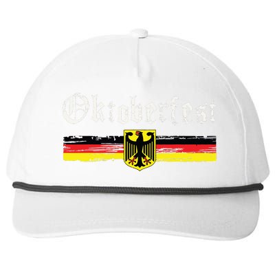 Vintage Oktoberfest Octoberfest German Drinking Festival Snapback Five-Panel Rope Hat