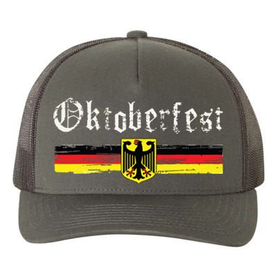 Vintage Oktoberfest Octoberfest German Drinking Festival Yupoong Adult 5-Panel Trucker Hat