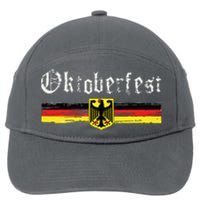 Vintage Oktoberfest Octoberfest German Drinking Festival 7-Panel Snapback Hat