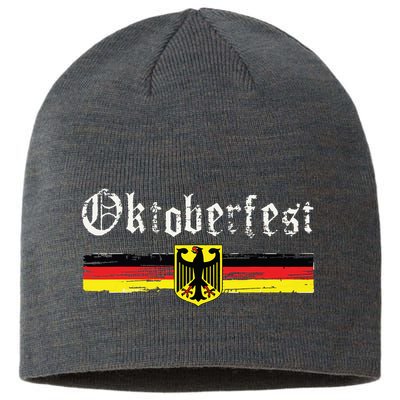Vintage Oktoberfest Octoberfest German Drinking Festival Sustainable Beanie