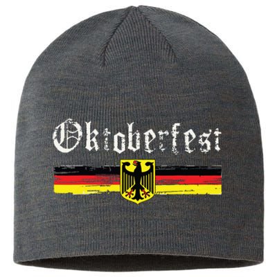 Vintage Oktoberfest Octoberfest German Drinking Festival Sustainable Beanie