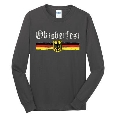 Vintage Oktoberfest Octoberfest German Drinking Festival Tall Long Sleeve T-Shirt