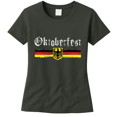 Vintage Oktoberfest Octoberfest German Drinking Festival Womens T-Shirt