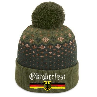 Vintage Oktoberfest Octoberfest German Drinking Festival The Baniff Cuffed Pom Beanie