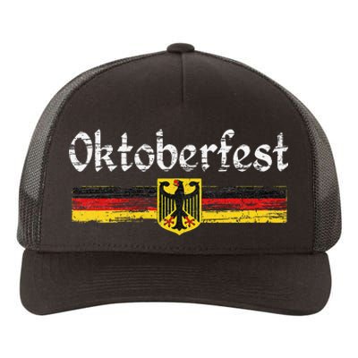 Vintage Oktoberfest Octoberfest German Drinking Festival Yupoong Adult 5-Panel Trucker Hat