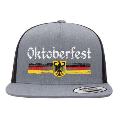 Vintage Oktoberfest Octoberfest German Drinking Festival Flat Bill Trucker Hat