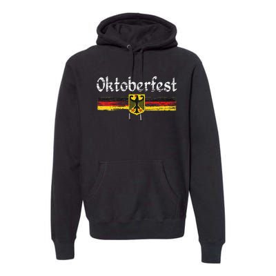 Vintage Oktoberfest Octoberfest German Drinking Festival Premium Hoodie