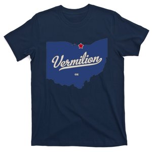 Vermilion Ohio OH Map T-Shirt