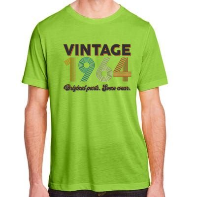 Vintage Original Parts Some Wear 1964 60th Birthday Adult ChromaSoft Performance T-Shirt