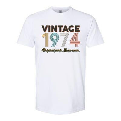 Vintage Original Parts Some Wear 1974 50th Birthday Softstyle CVC T-Shirt