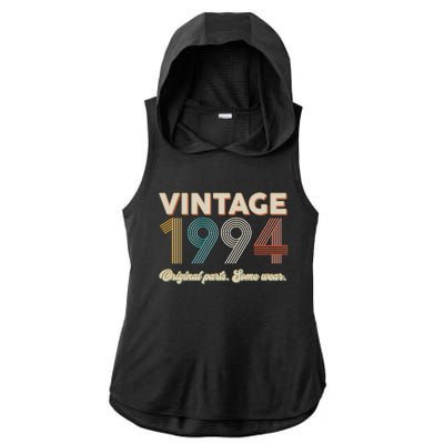 Vintage Original Parts Some Wear 1994 30th Birthday Ladies PosiCharge Tri-Blend Wicking Draft Hoodie Tank