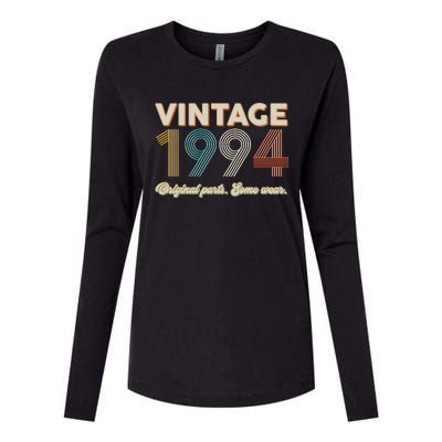 Vintage Original Parts Some Wear 1994 30th Birthday Womens Cotton Relaxed Long Sleeve T-Shirt