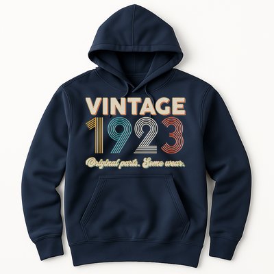Vintage Original Parts Some Wear 1923 100th Birthday Hoodie