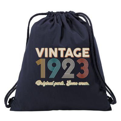Vintage Original Parts Some Wear 1923 100th Birthday Drawstring Bag
