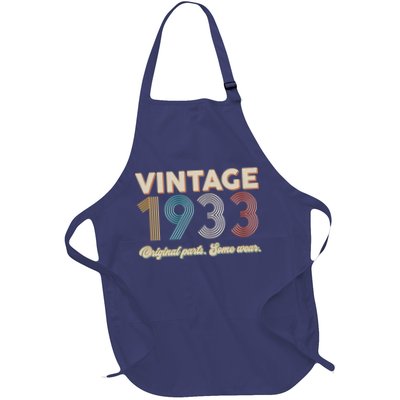 Vintage Original Parts Some Wear 1933 90th Birthday Apron